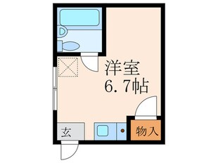 光ハイツの物件間取画像